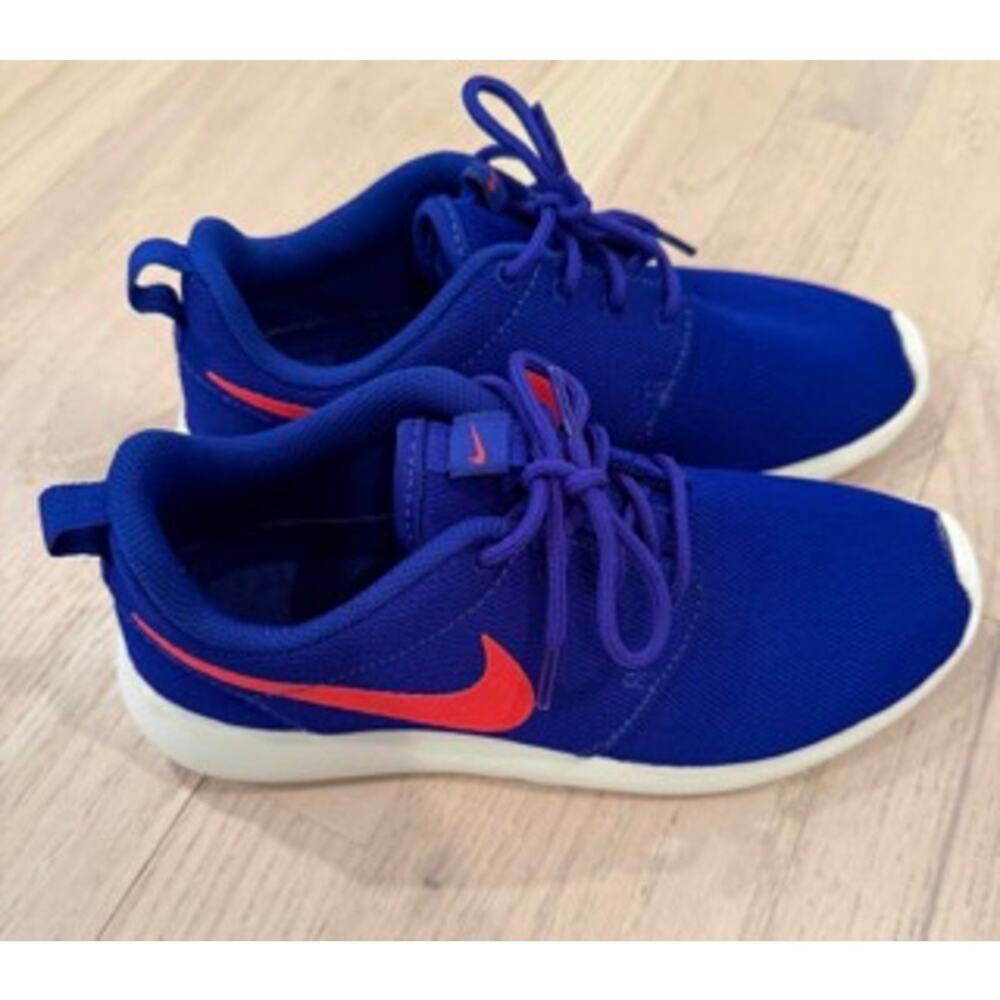 Nike Roche One Blue with Orange Swoosh, Size 7 - Picture 2 of 4